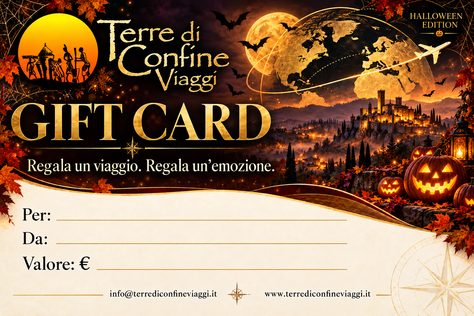 Gift card halloween